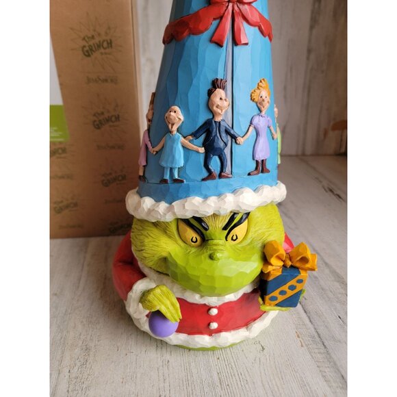 Jim Shore NEW 6010773 Large Grinch gnome enesco Whoville figure Xmas decor - Picture 3 of 9